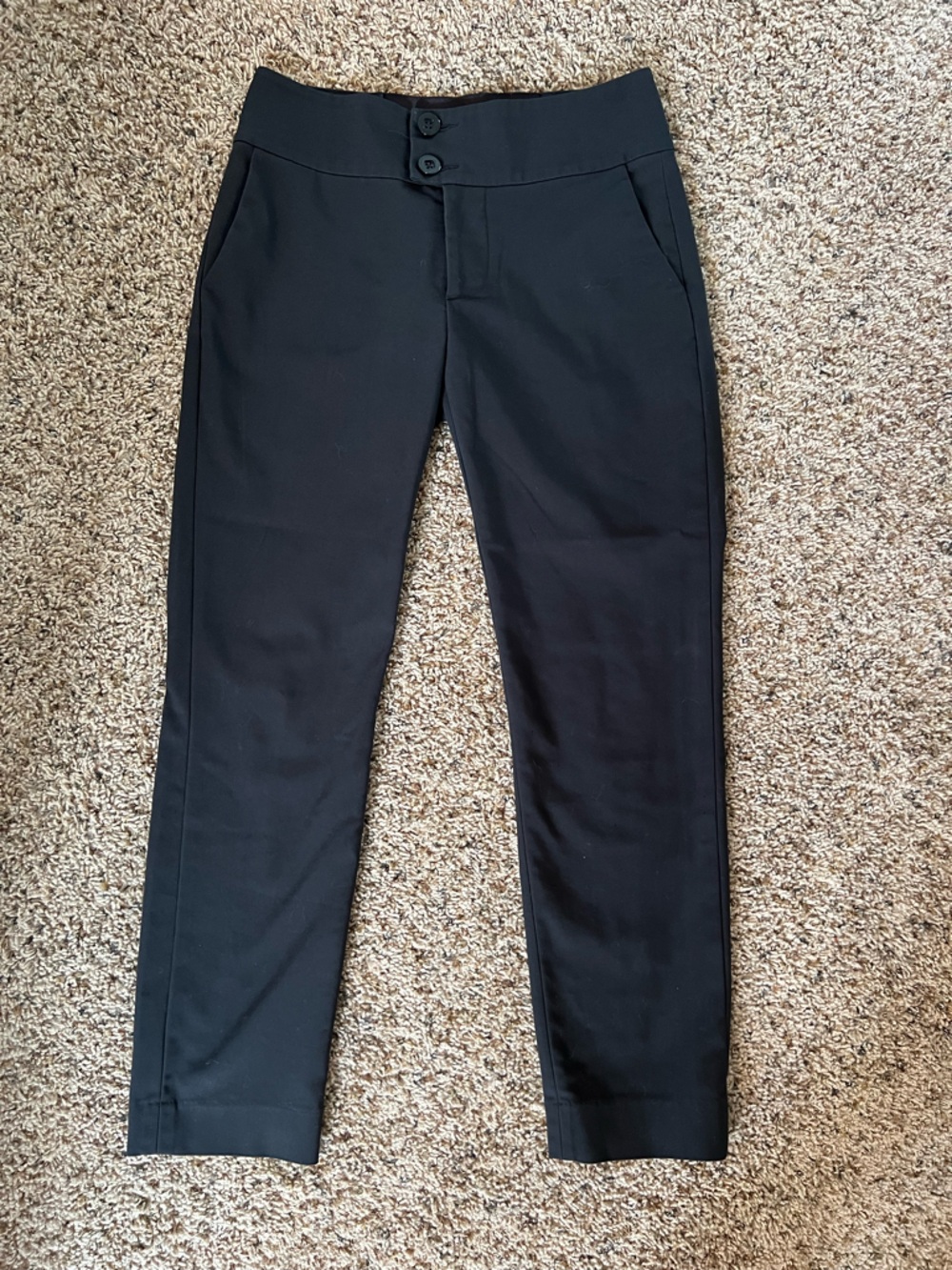 CAbi Black Straight Trousers